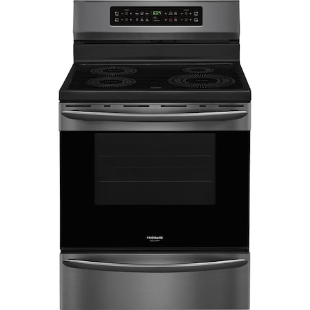 Frigidaire 30-Inch Freestanding Induction Range with 5.4 Cu. Ft. Self-Cleaning Convection Oven and 4 Elements FGIF3036TD
